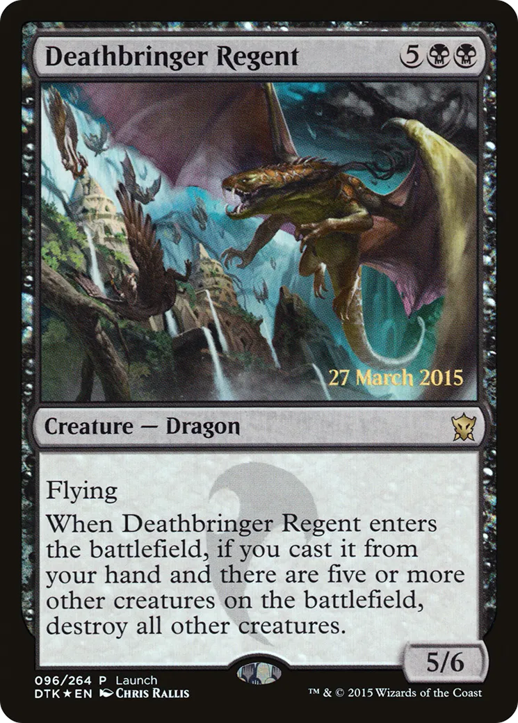 Deathbringer Regent — Dragons of Tarkir Promos — Magic: The Gathering