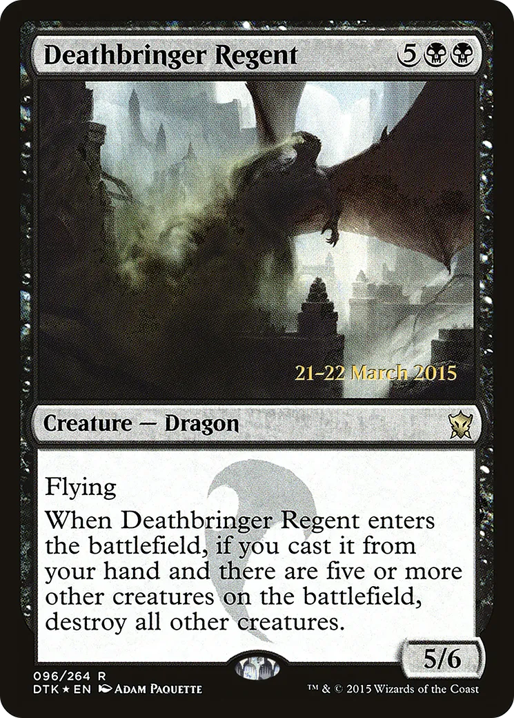 Deathbringer Regent from Dragons of Tarkir Promos - Magic: The Gathering