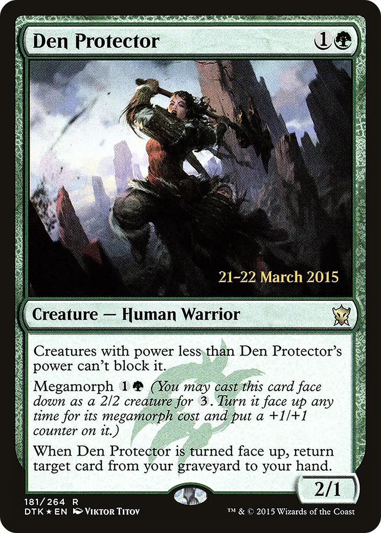 Den Protector — Dragons of Tarkir Promos — Magic: The Gathering