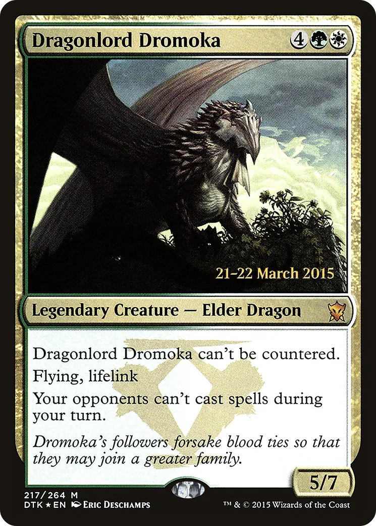 Dromoka, seigneur-dragon from Dragons of Tarkir Promos - Magic: The Gathering