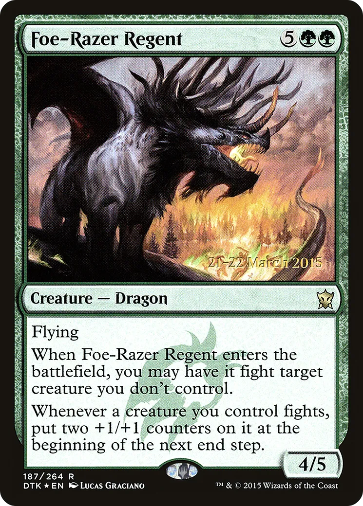 Régente rase-rival — Dragons of Tarkir Promos — Magic: The Gathering