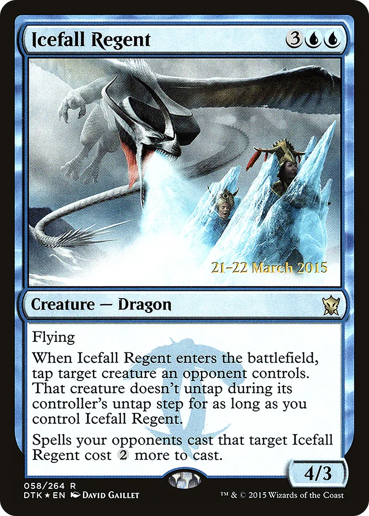 Icefall Regent — Dragons of Tarkir Promos — Magic: The Gathering