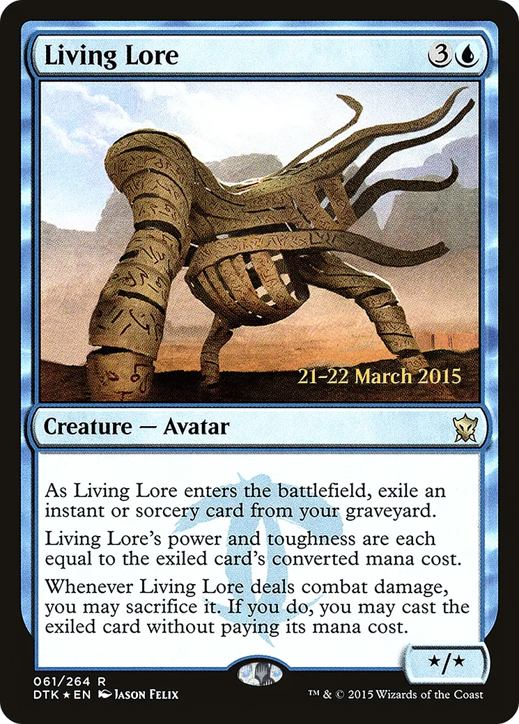 Sapience vivante from Dragons of Tarkir Promos - Magic: The Gathering