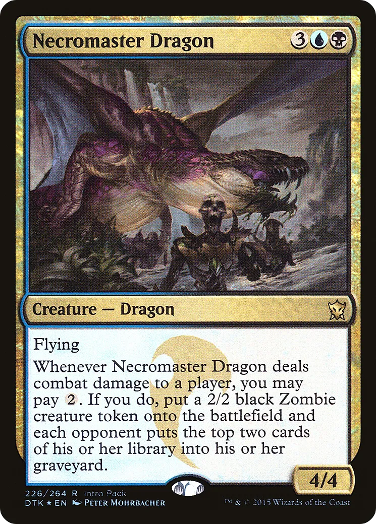 Dragonne nécromaîtresse — Dragons of Tarkir Promos — Magic: The Gathering