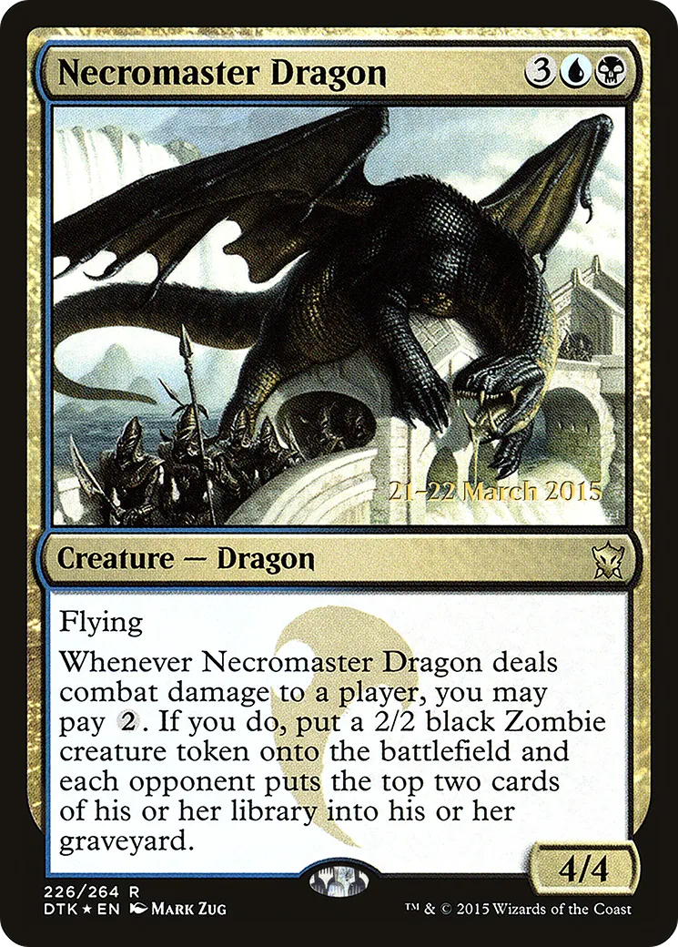 Dragonne nécromaîtresse — Dragons of Tarkir Promos — Magic: The Gathering