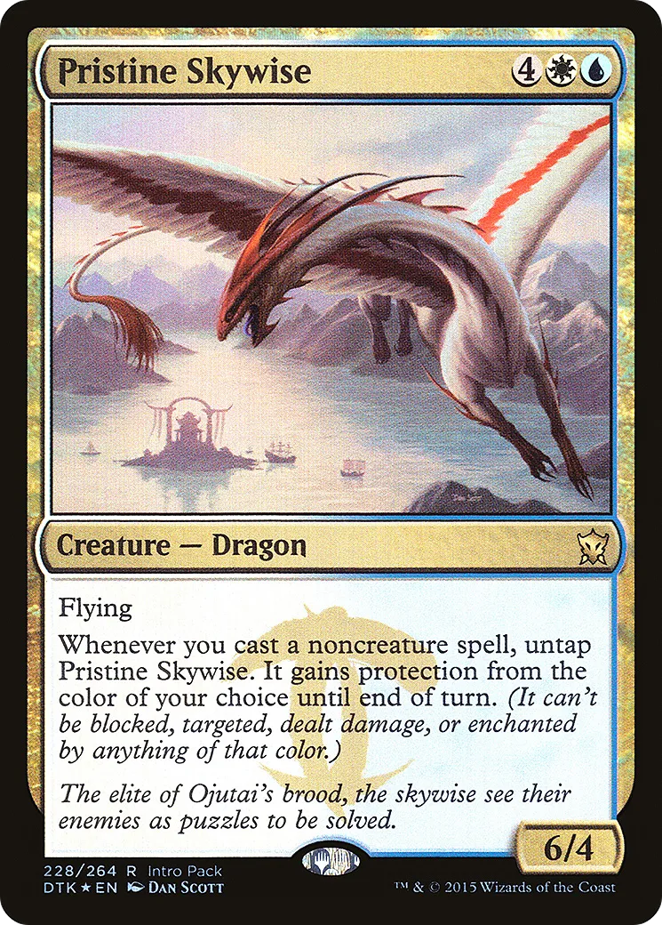 Sage céleste immaculée — Dragons of Tarkir Promos — Magic: The Gathering