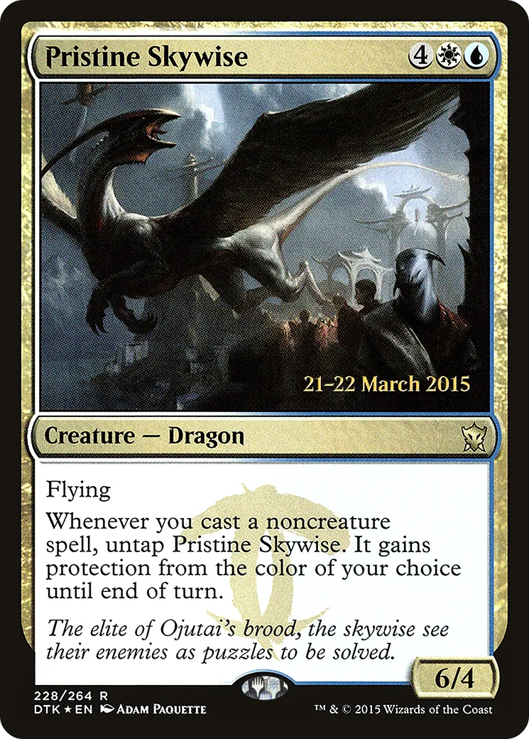 Sage céleste immaculée from Dragons of Tarkir Promos - Magic: The Gathering