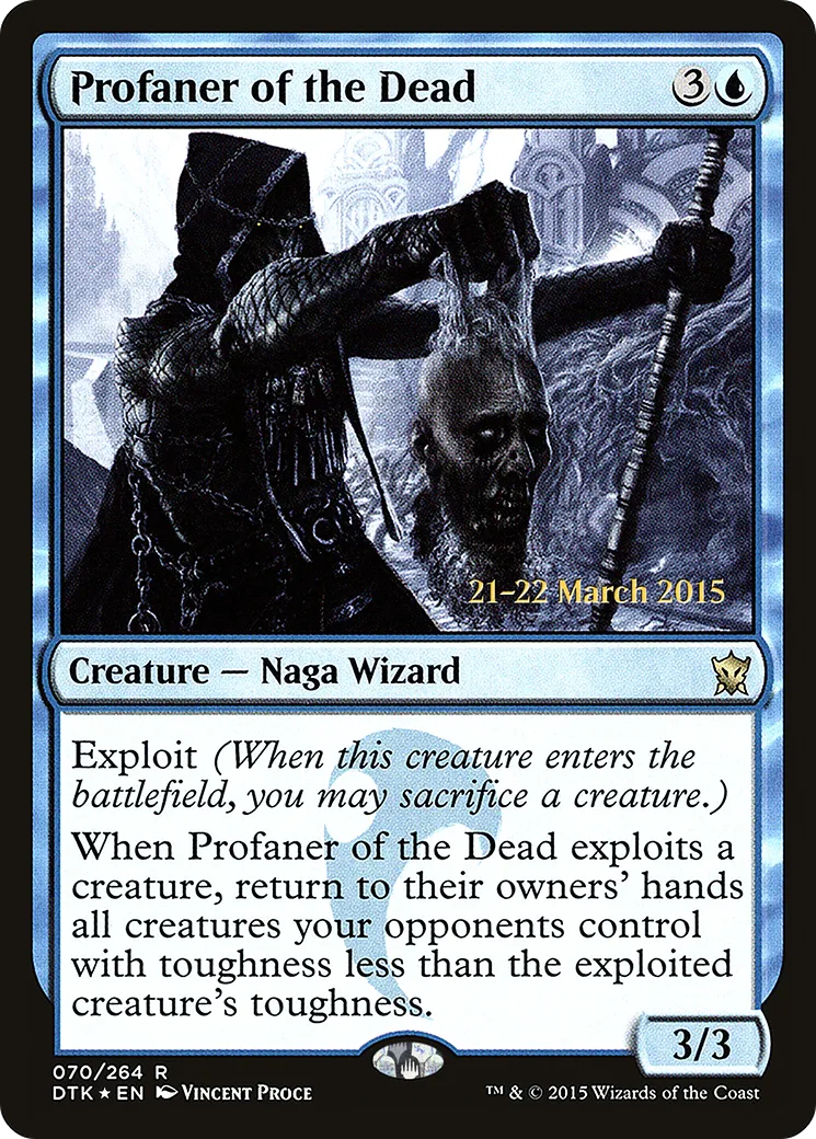 Profaner of the Dead — Dragons of Tarkir Promos — Magic: The Gathering