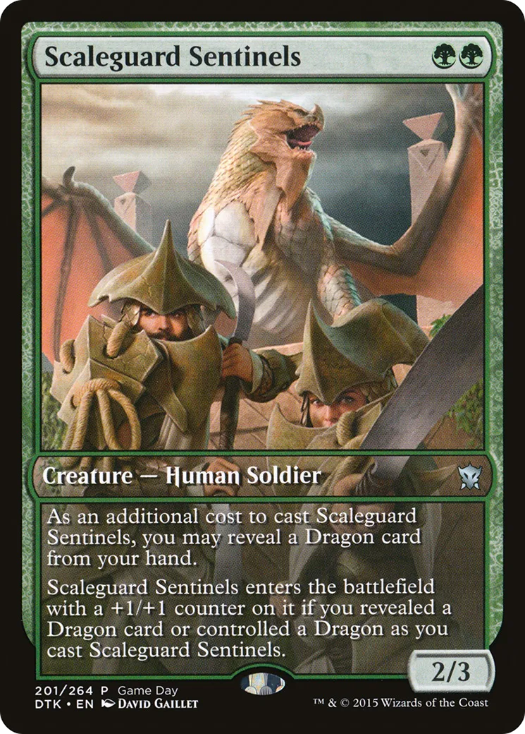 Scaleguard Sentinels — Dragons of Tarkir Promos — Magic: The Gathering