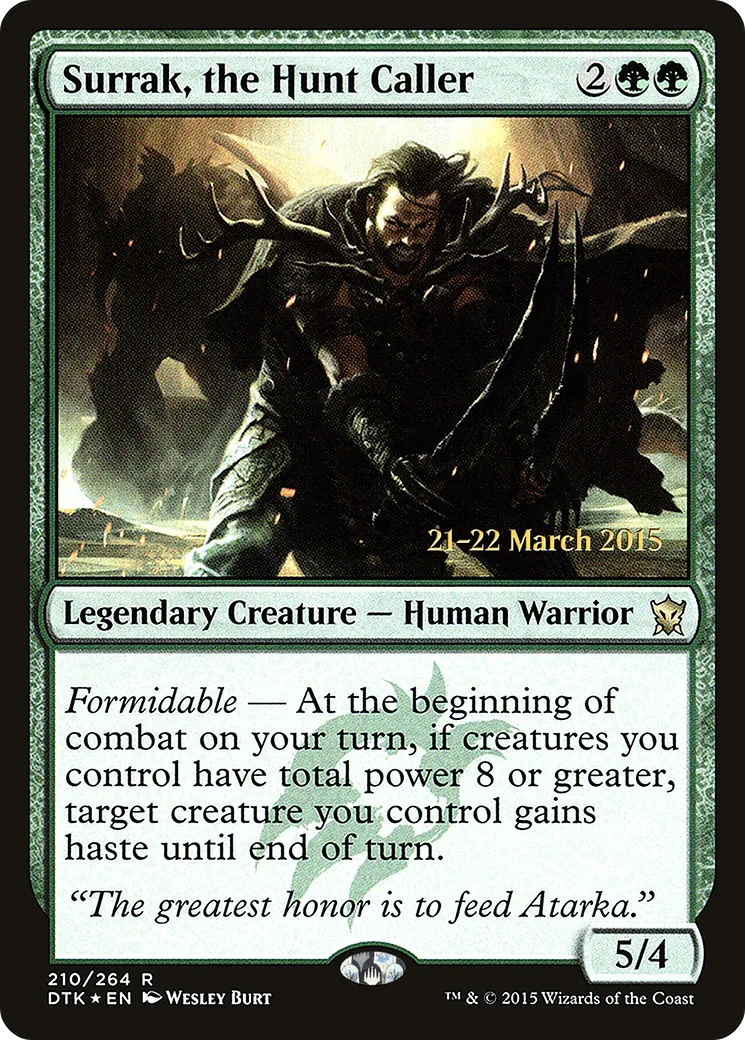 Surrak, le Grand veneur — Dragons of Tarkir Promos — Magic: The Gathering