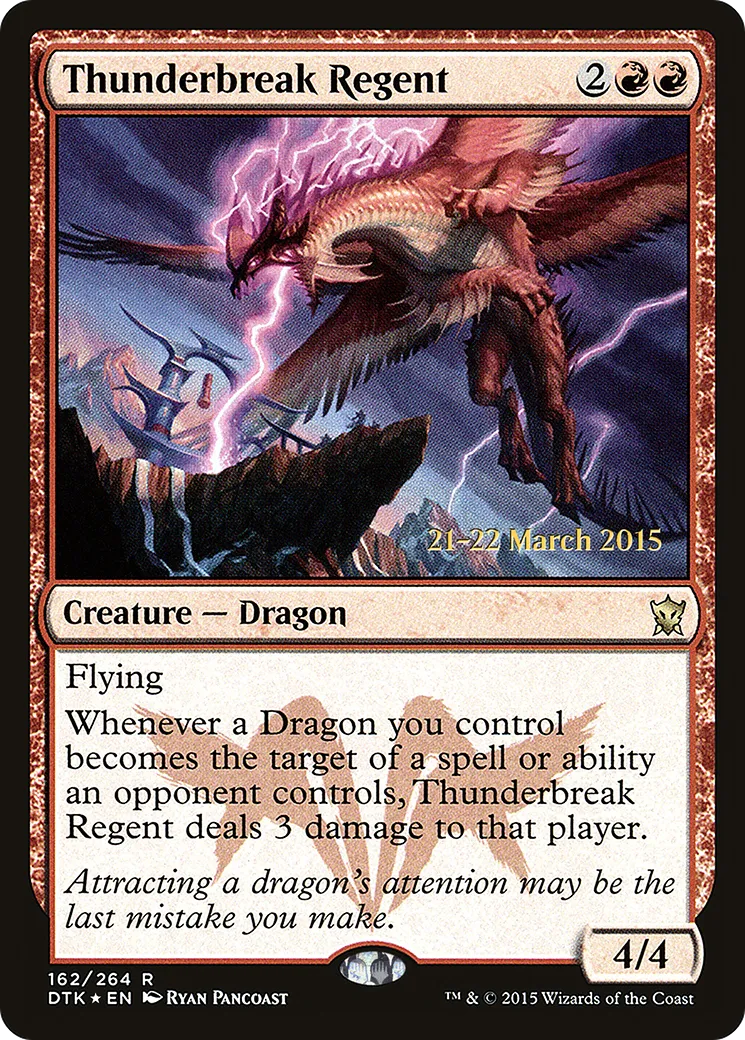 Thunderbreak Regent — Dragons of Tarkir Promos — Magic: The Gathering