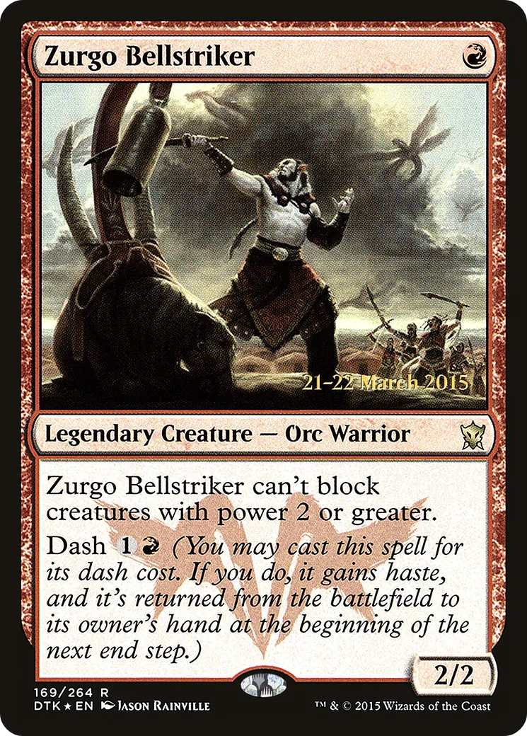Zurgo le Sonneur — Dragons of Tarkir Promos — Magic: The Gathering