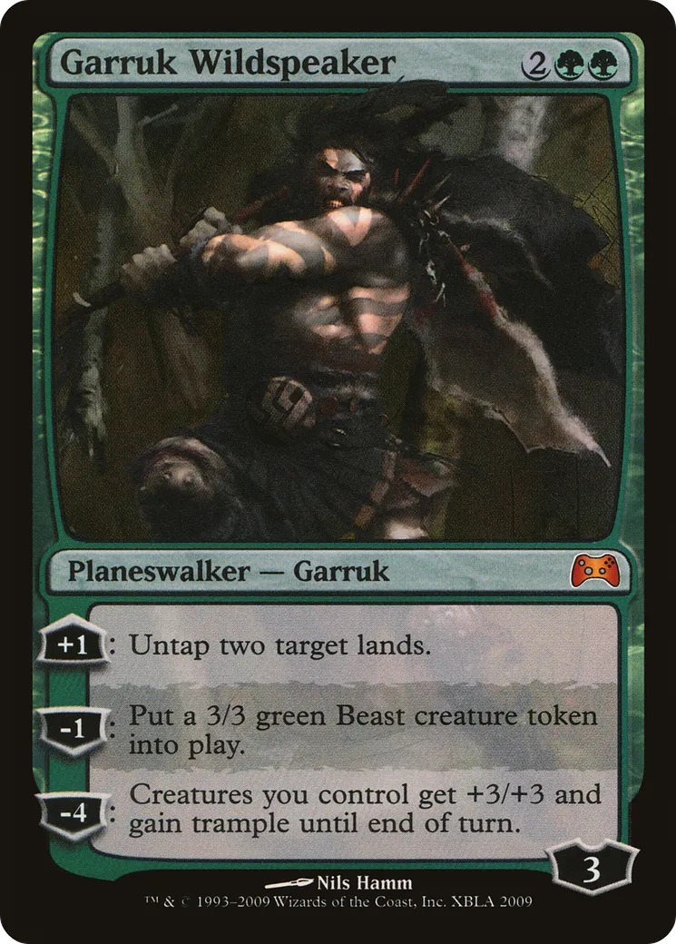 Garruk Languebestion — Duels of the Planeswalkers 2009 Promos — Magic: The Gathering