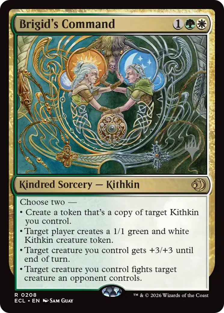 Brigid's Command — Lorwyn Eclipsed Promos — Magic: The Gathering