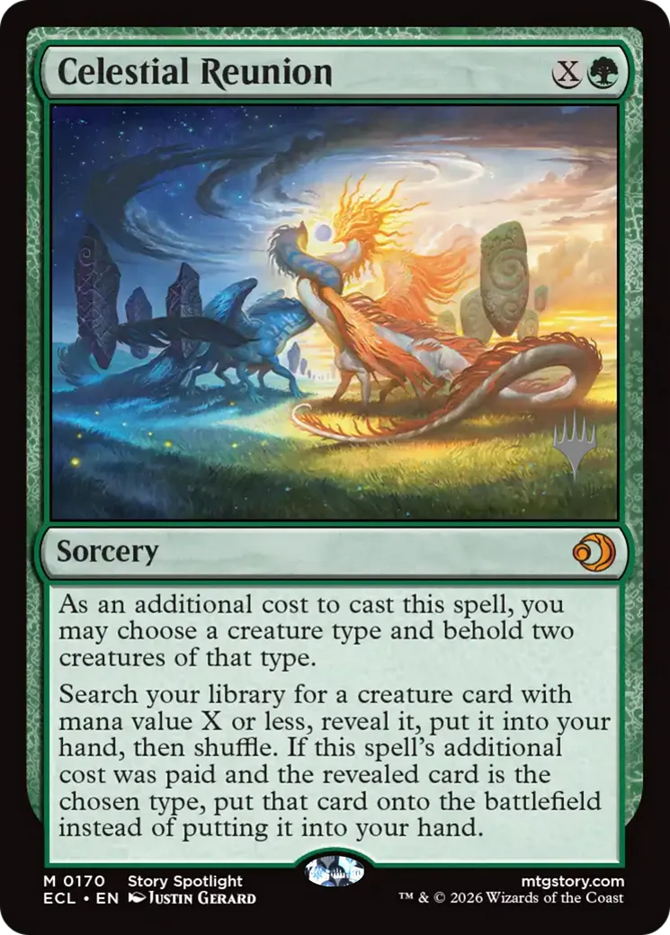 Celestial Reunion — Lorwyn Eclipsed Promos — Magic: The Gathering