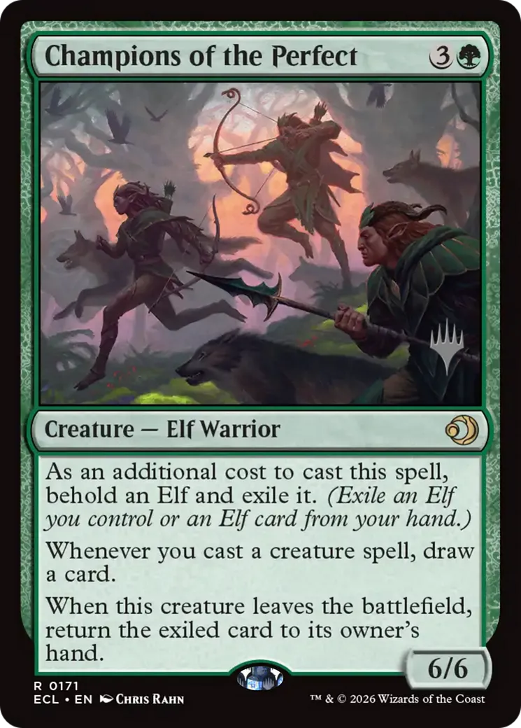 Champions of the Perfect from Lorwyn Eclipsed Promos - Magic: The Gathering