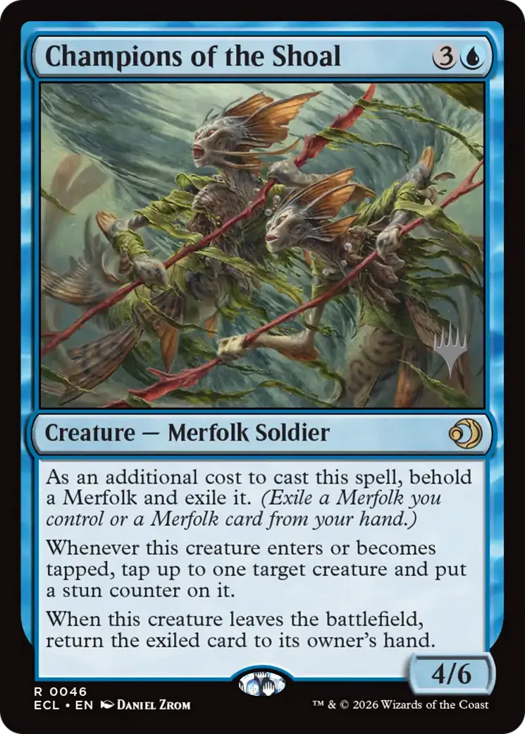 Champions of the Shoal — Lorwyn Eclipsed Promos — Magic: The Gathering