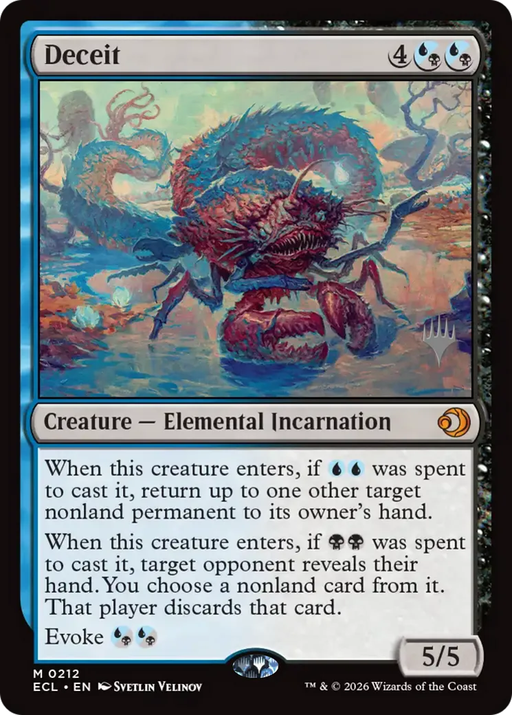Deceit — Lorwyn Eclipsed Promos — Magic: The Gathering