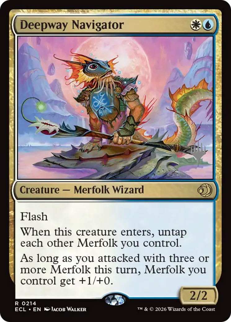 Navigateur des voies profondes — Lorwyn Eclipsed Promos — Magic: The Gathering