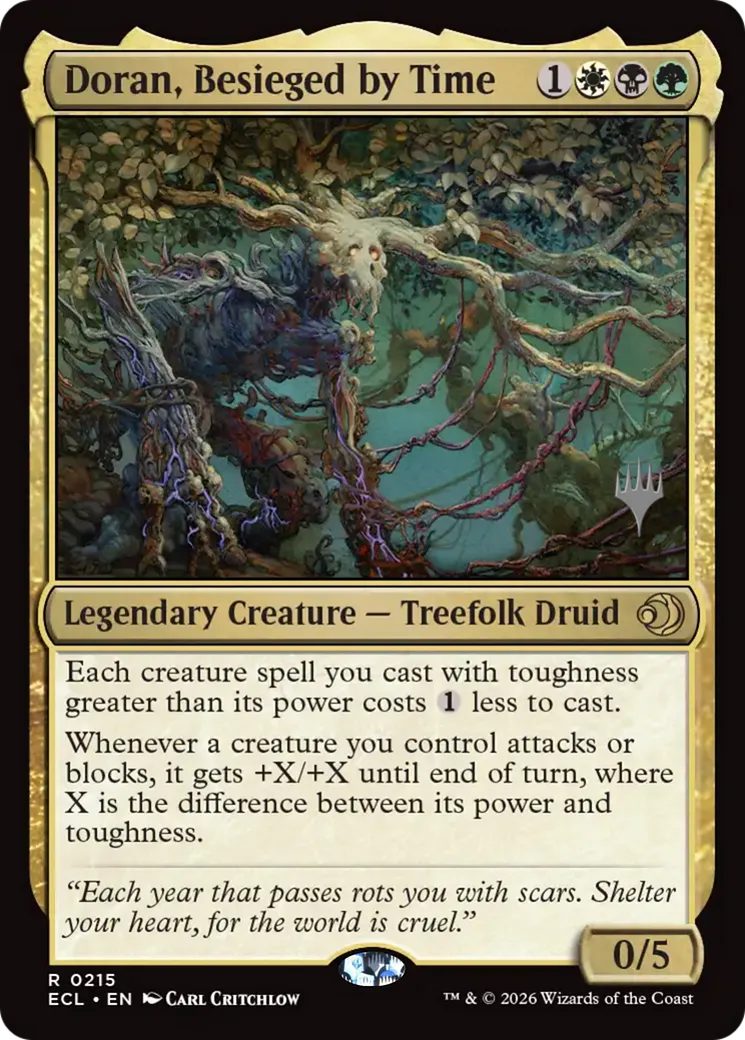 Doran, Besieged by Time — Lorwyn Eclipsed Promos — Magic: The Gathering