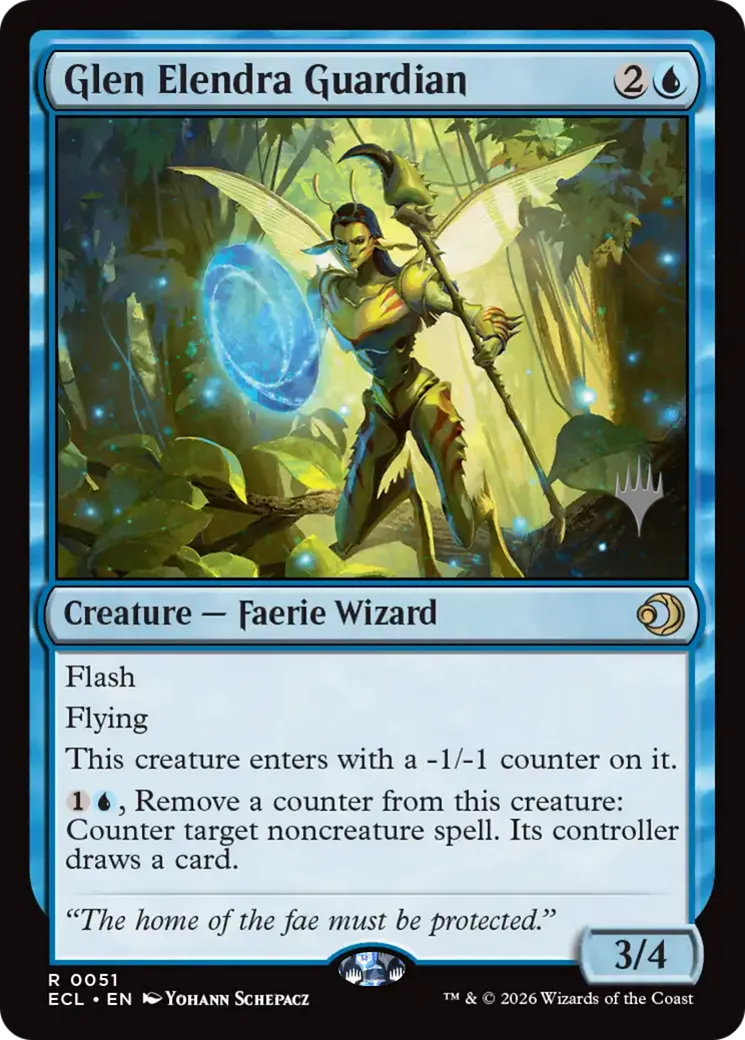 Glen Elendra Guardian — Lorwyn Eclipsed Promos — Magic: The Gathering