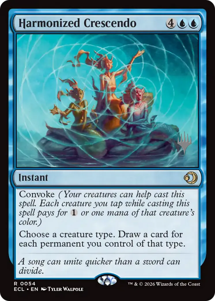 Crescendo harmonisé — Lorwyn Eclipsed Promos — Magic: The Gathering