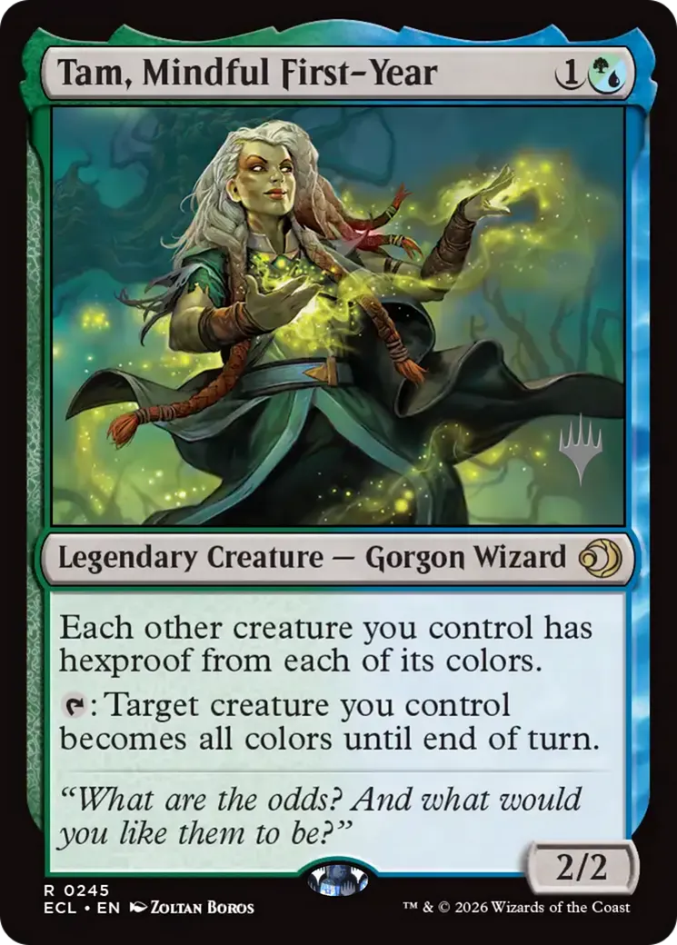 Tam, Mindful First-Year — Lorwyn Eclipsed Promos — Magic: The Gathering