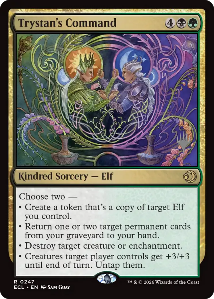 Trystan's Command — Lorwyn Eclipsed Promos — Magic: The Gathering