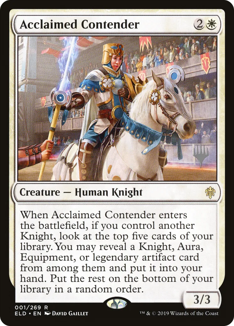Concurrente acclamée — Throne of Eldraine Promos — Magic: The Gathering