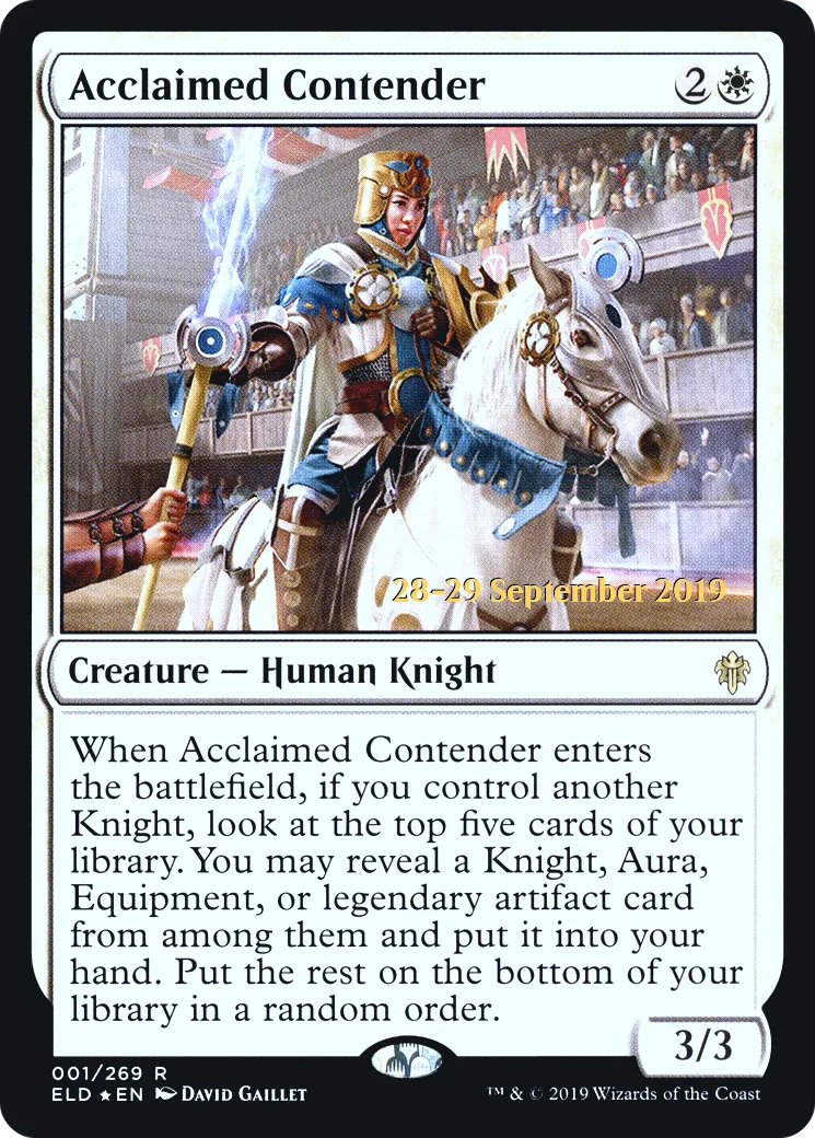 Concurrente acclamée — Throne of Eldraine Promos — Magic: The Gathering