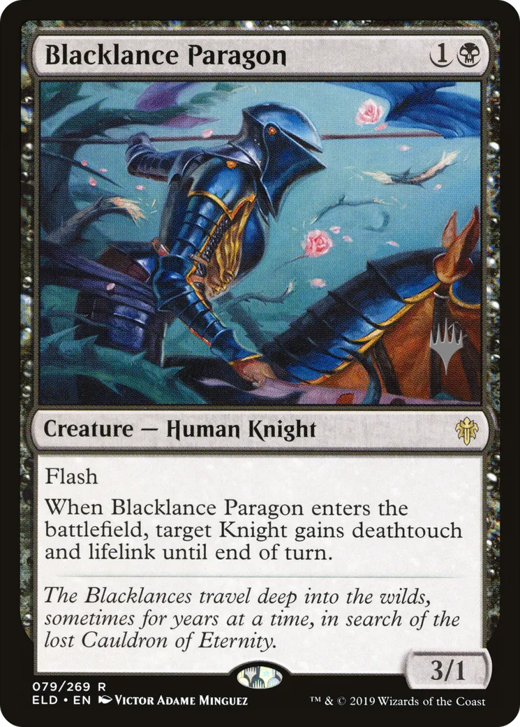 Blacklance Paragon from Throne of Eldraine Promos - Magic: The Gathering