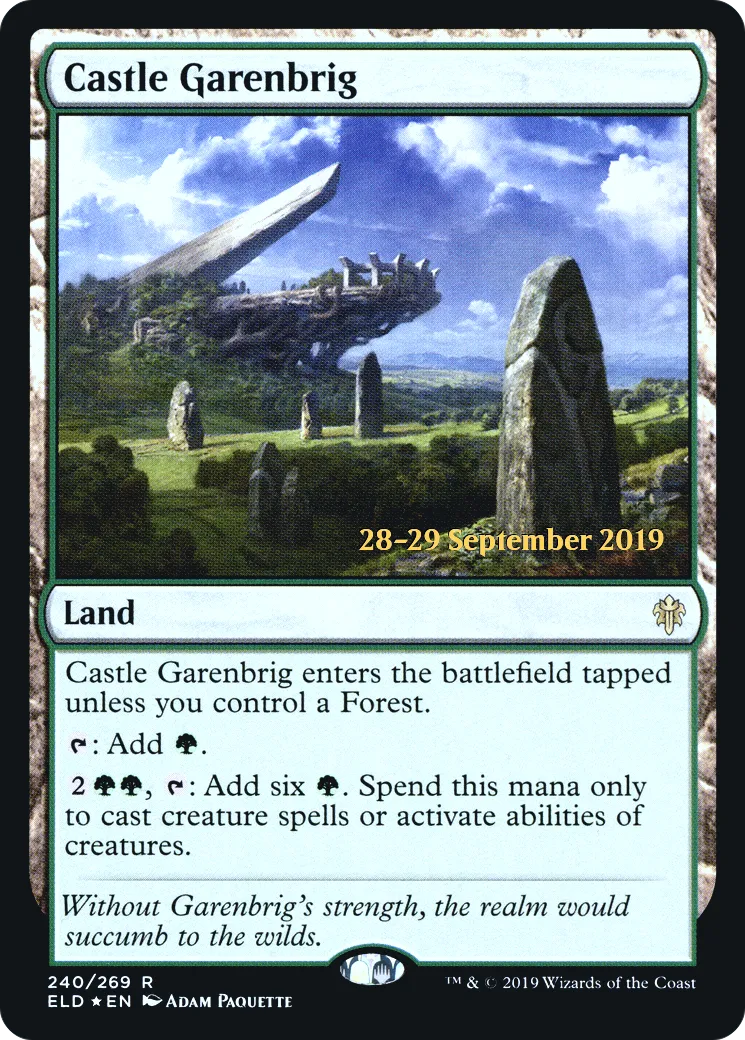 Castle Garenbrig — Throne of Eldraine Promos — Magic: The Gathering