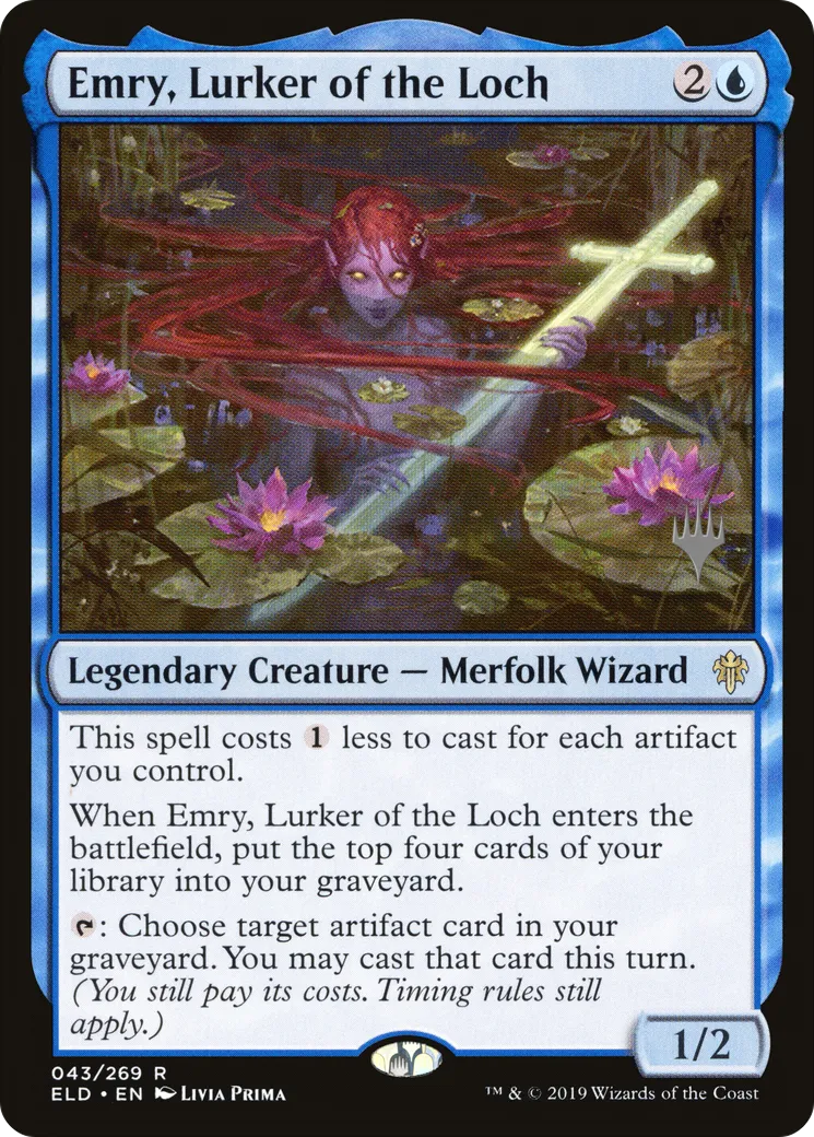 Emry, Lurker of the Loch — Throne of Eldraine Promos — Magic: The Gathering
