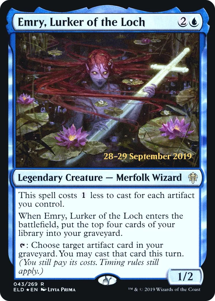 Emry, guetteuse du loch — Throne of Eldraine Promos — Magic: The Gathering