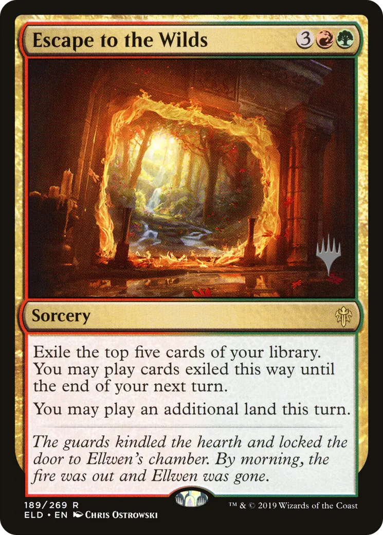 Escape to the Wilds — Throne of Eldraine Promos — Magic: The Gathering