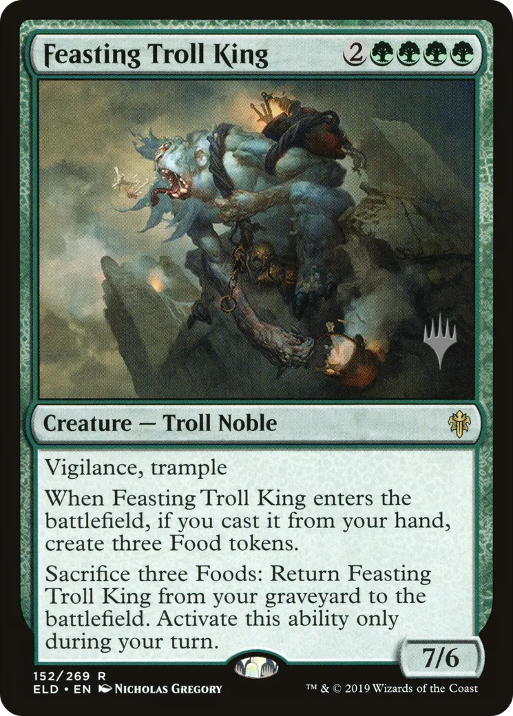 Roi troll festoyant — Throne of Eldraine Promos — Magic: The Gathering