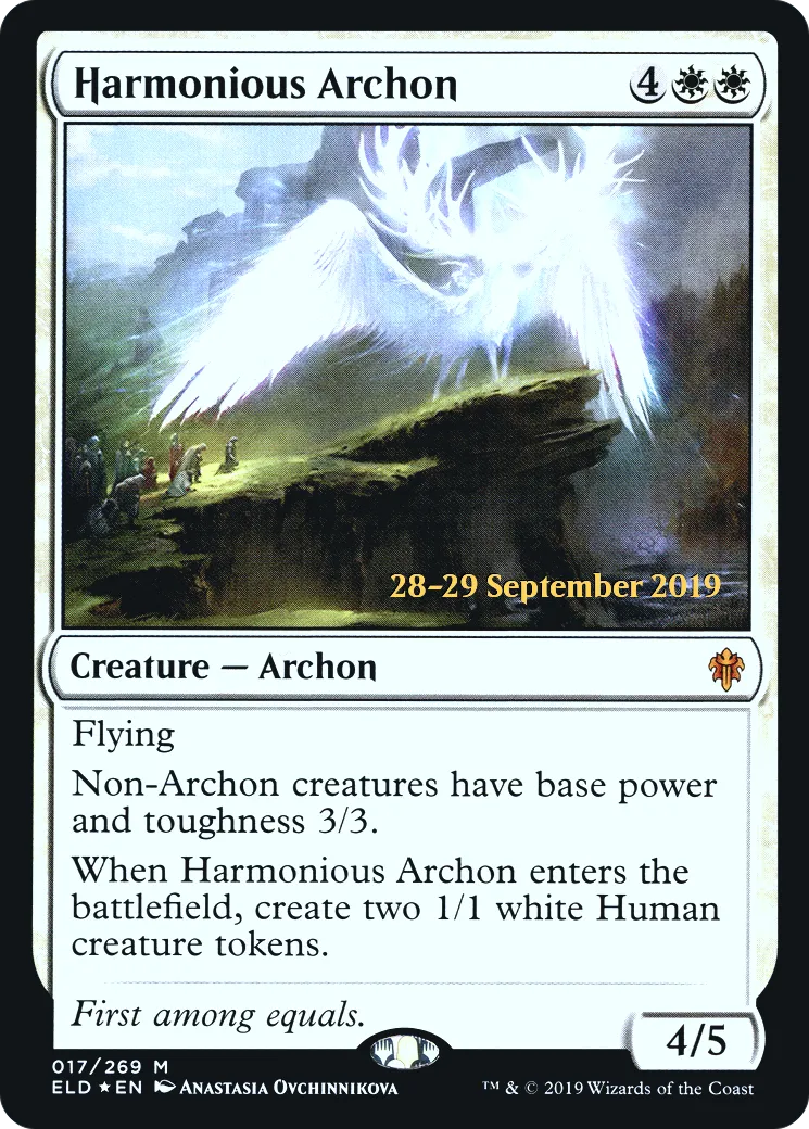 Archonte harmonieux — Throne of Eldraine Promos — Magic: The Gathering