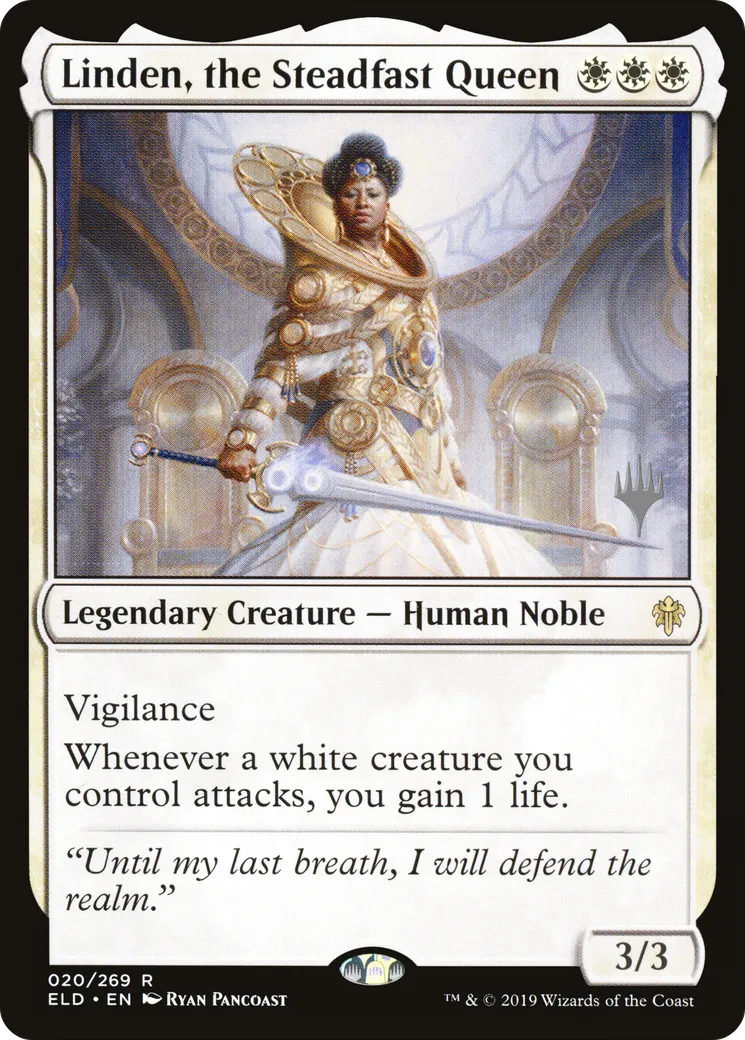 Linden, reine implacable — Throne of Eldraine Promos — Magic: The Gathering