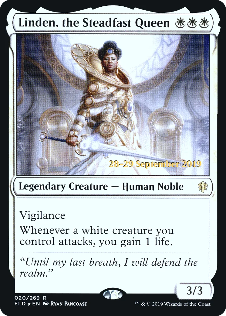 Linden, reine implacable — Throne of Eldraine Promos — Magic: The Gathering