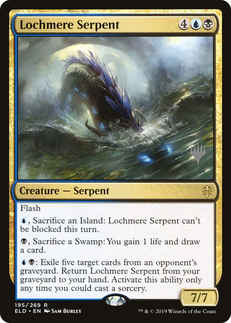 Lochmere Serpent — Throne of Eldraine Promos — Magic: The Gathering