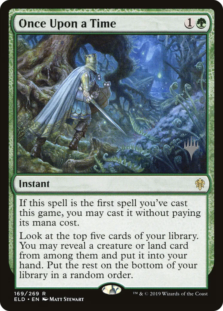 Once Upon a Time — Throne of Eldraine Promos — Magic: The Gathering