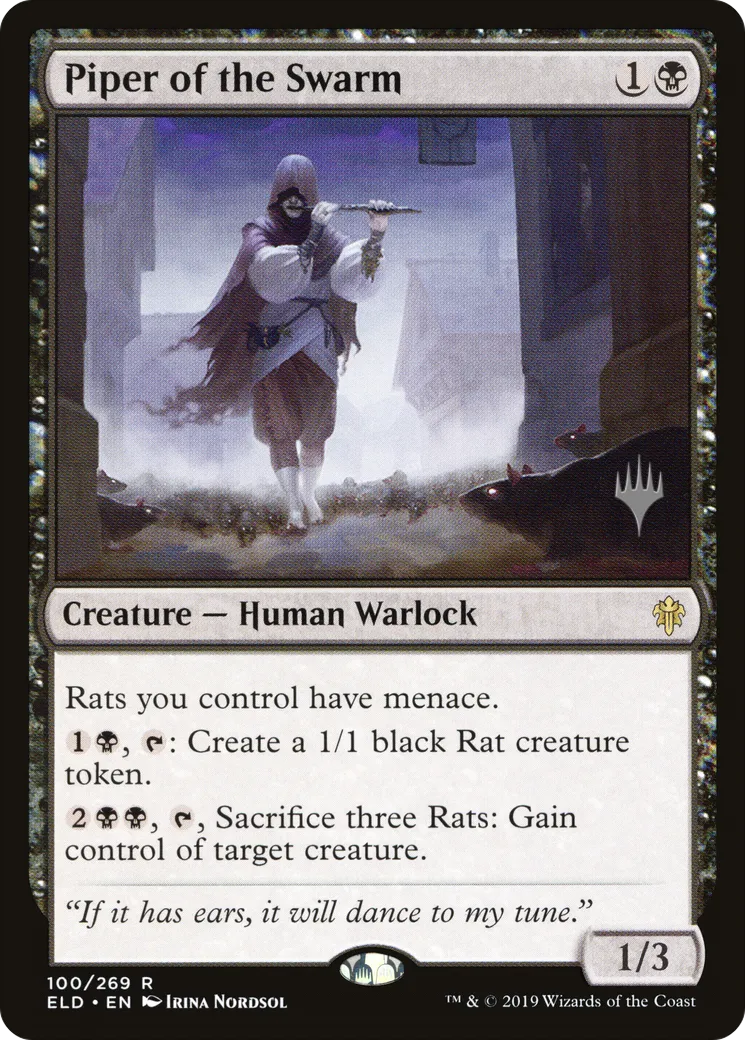 Piper of the Swarm — Throne of Eldraine Promos — Magic: The Gathering