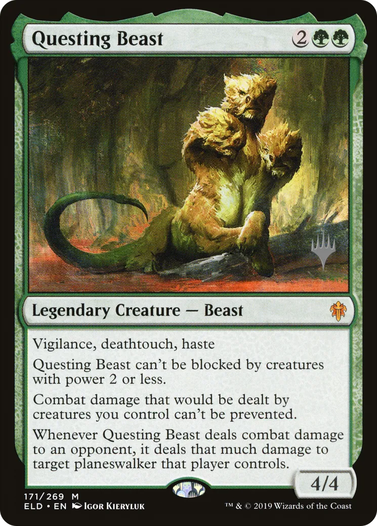 Questing Beast — Throne of Eldraine Promos — Magic: The Gathering