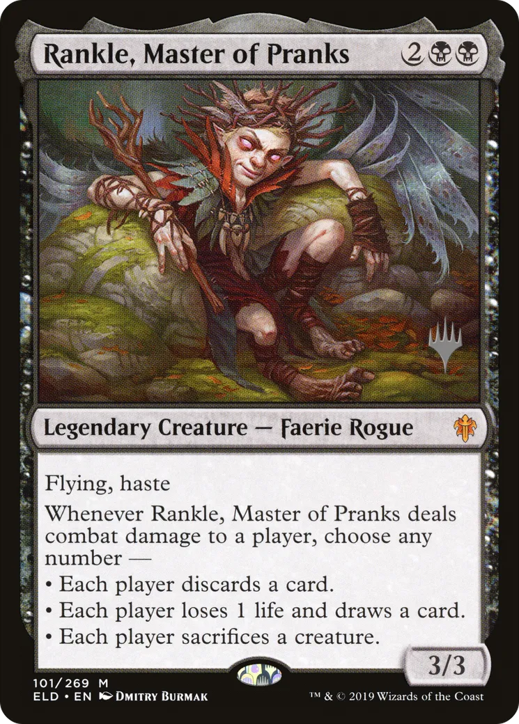 Rankle, Master of Pranks — Throne of Eldraine Promos — Magic: The Gathering