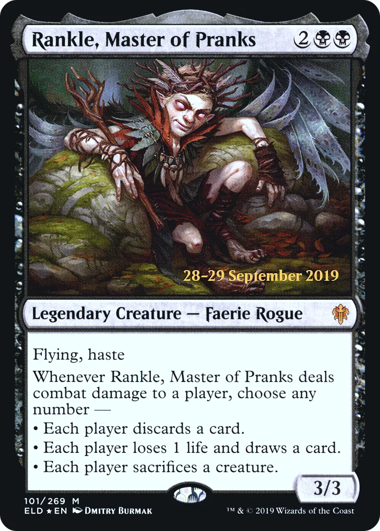 Rankle, Master of Pranks — Throne of Eldraine Promos — Magic: The Gathering