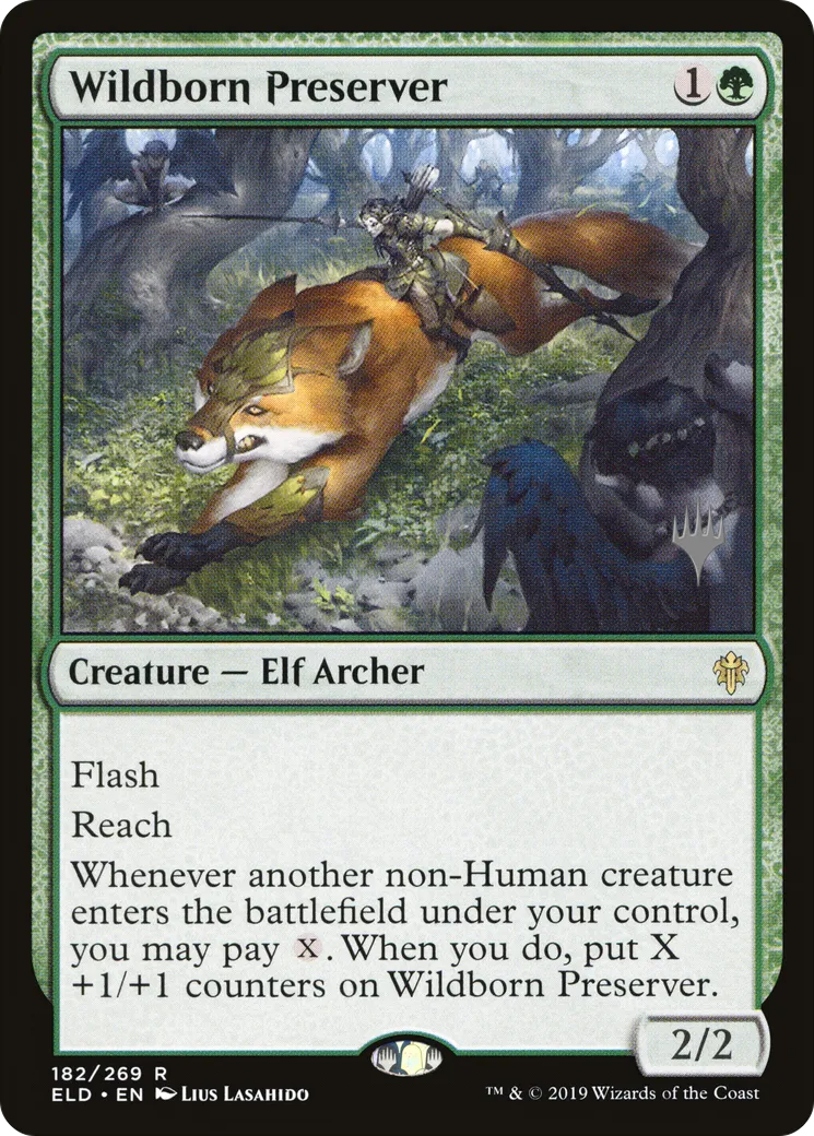 Préservateur né des friches — Throne of Eldraine Promos — Magic: The Gathering