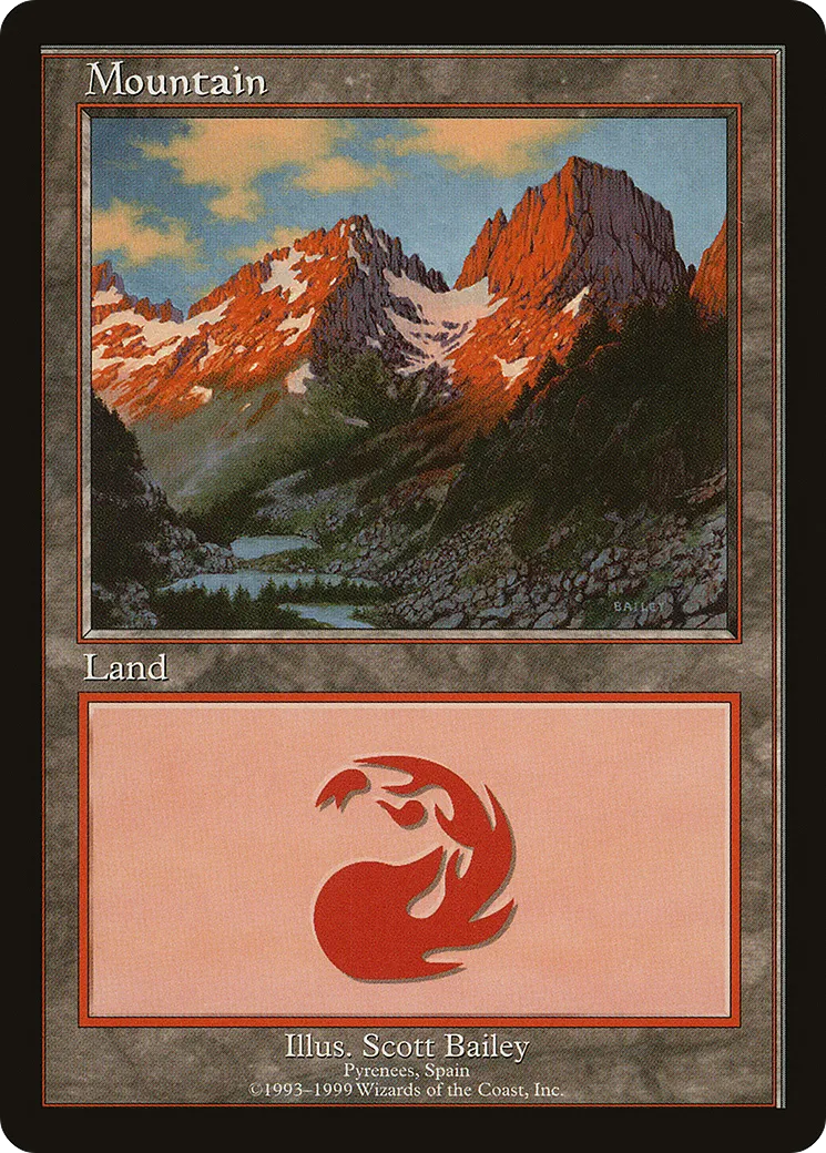 Mountain — European Land Program — Magic: The Gathering