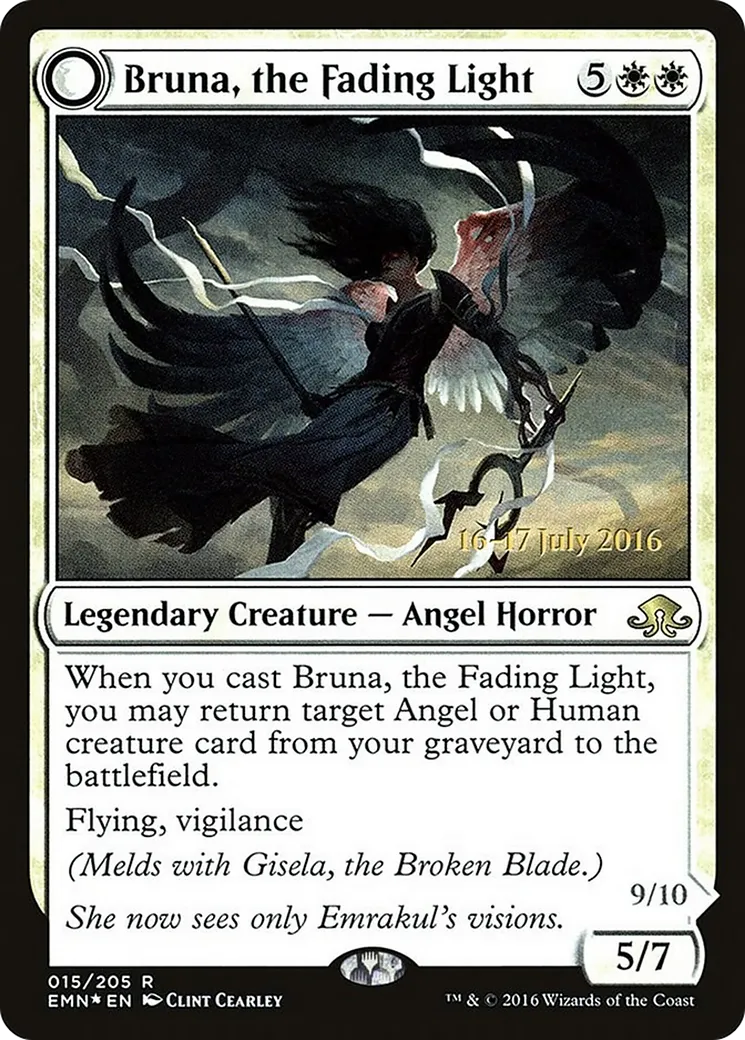 Bruna, the Fading Light // Brisela, Voice of Nightmares — Eldritch Moon Promos — Magic: The Gathering