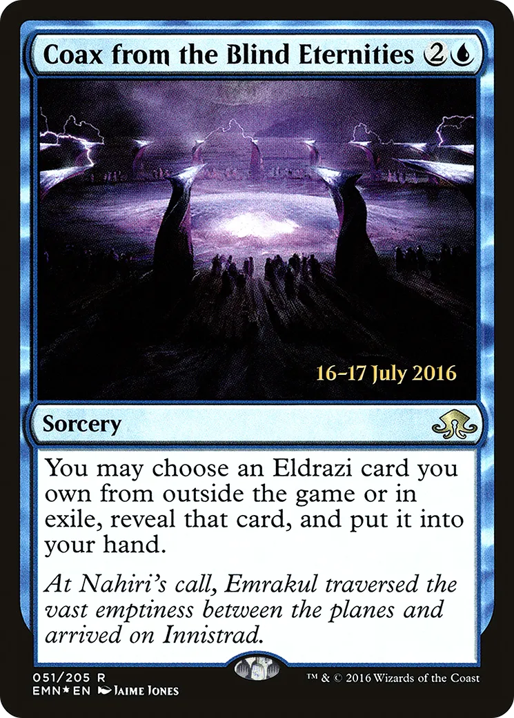 Rappel des Éternités aveugles — Eldritch Moon Promos — Magic: The Gathering
