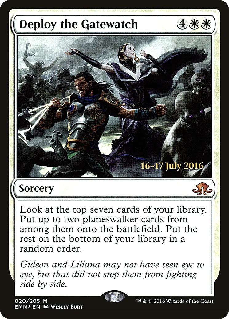 Déploiement des Sentinelles — Eldritch Moon Promos — Magic: The Gathering